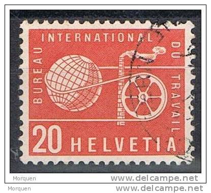 Lote 4 Sellos Oficial SUIZA, Service Yvert Num 357, 371, 405, 406 º - Dienstzegels