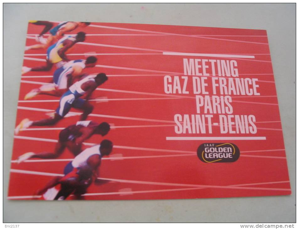 MEETING GAZ DE FRANCE PARIS...IAAF GOLDEN LEAGUE - Atletiek