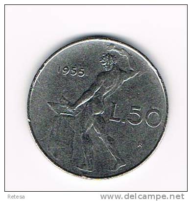 ITALIE  50  LIRE  1955 - 50 Lire