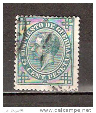 Timbre Espagne Y&T N°   5 (1) Oblitéré. Cote 12.00 € - War Tax