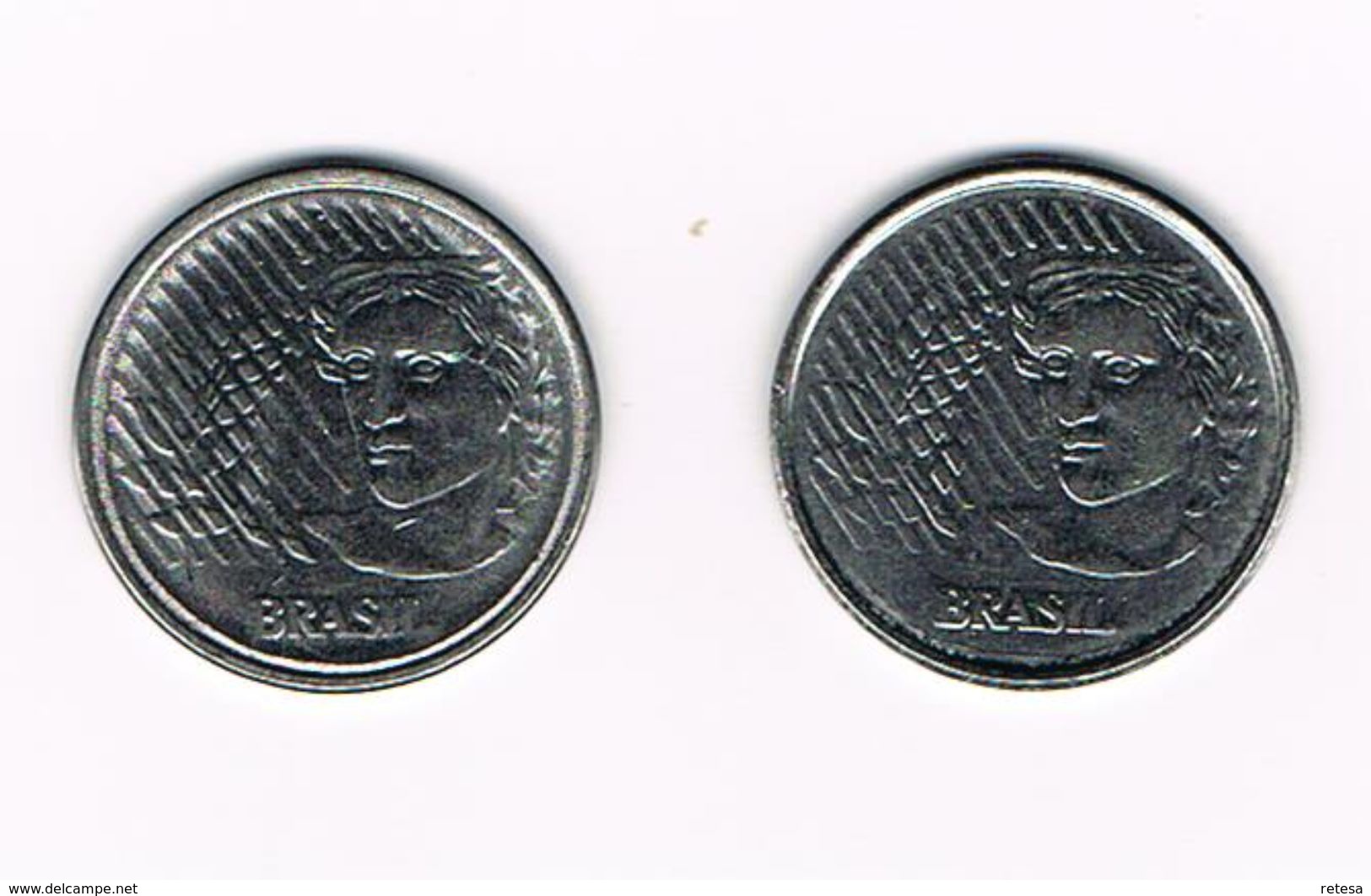 ) BRAZILIE  2 X 10 CENTAVOS  1995/97 - Brasilien