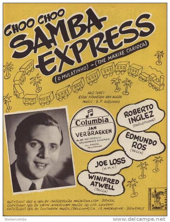 Jan Verbraeken - Choo Choo Samba Express - O Mulatinho - The Maxixe Caprica - Chorwerke