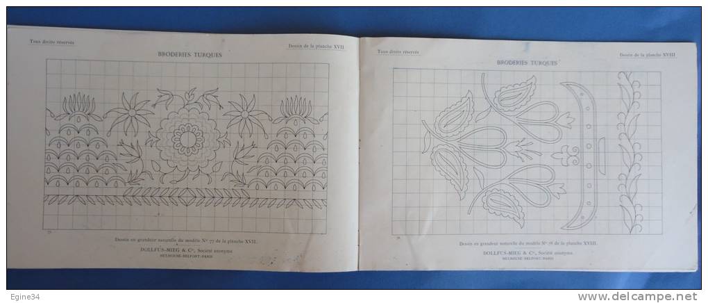 Bibliothèque D.M.C. Th. De Dillmont - BRODERIES TURQUES  (631) - Mode