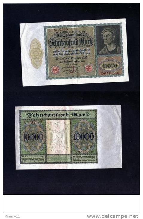 Lotto 10- Banconota Originale, Ottimo Stato- Deutsches Rèich .1922 - Sonstige & Ohne Zuordnung