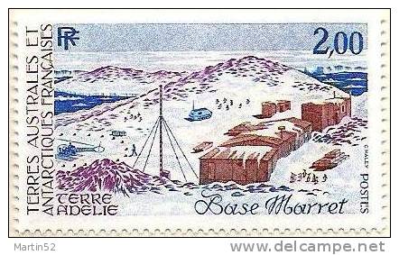 T.A.A.F. 1987: Michel-No. 225  Base Marret (Terre Adélie) ** MNH - Programmes Scientifiques