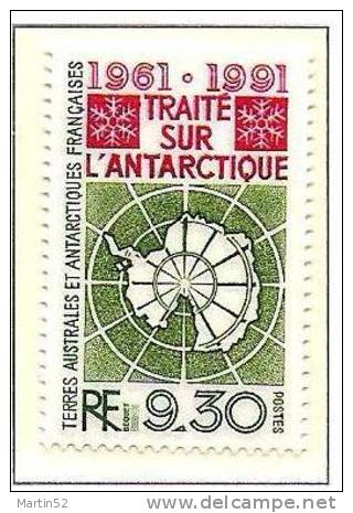 T.A.A.F. 1991: Michel-No. 280 Traité Antarctique  ** MNH (cote 4.60 Euro) - Behoud Van De Poolgebieden En Gletsjers