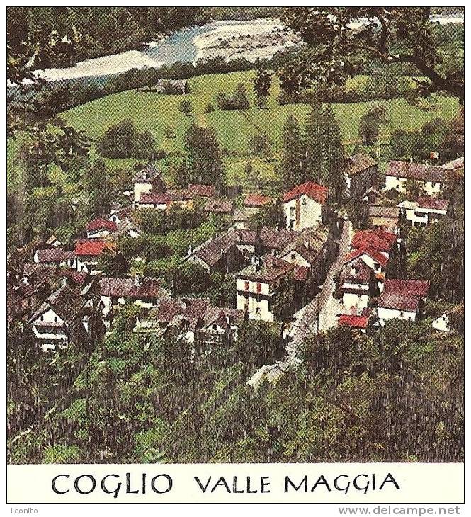 COGLIO Valle Maggia Albergo Ristorante CRISTALLINA Macelleria - Maggia