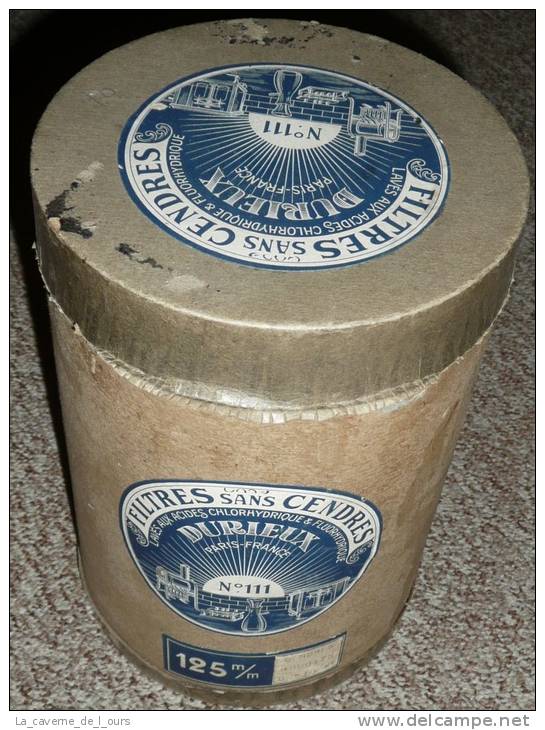 Rare Ancienne Boite En Carton, Filtres Sans Cendres DURIEUX - Boxes