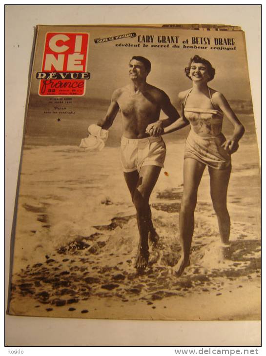 REVUE / CINE REVUE / N° 12 DE 1952 / CARY GRANT ET BETSY DRAKE BONHEUR CONJUGAL - Magazines