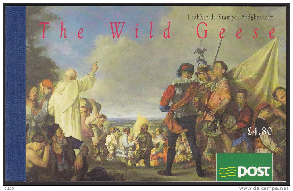 IRELAND «The Wild Geese» Booklet (1995) - SG No. 52/Michel No.29. Perfect MNH Quality - Carnets