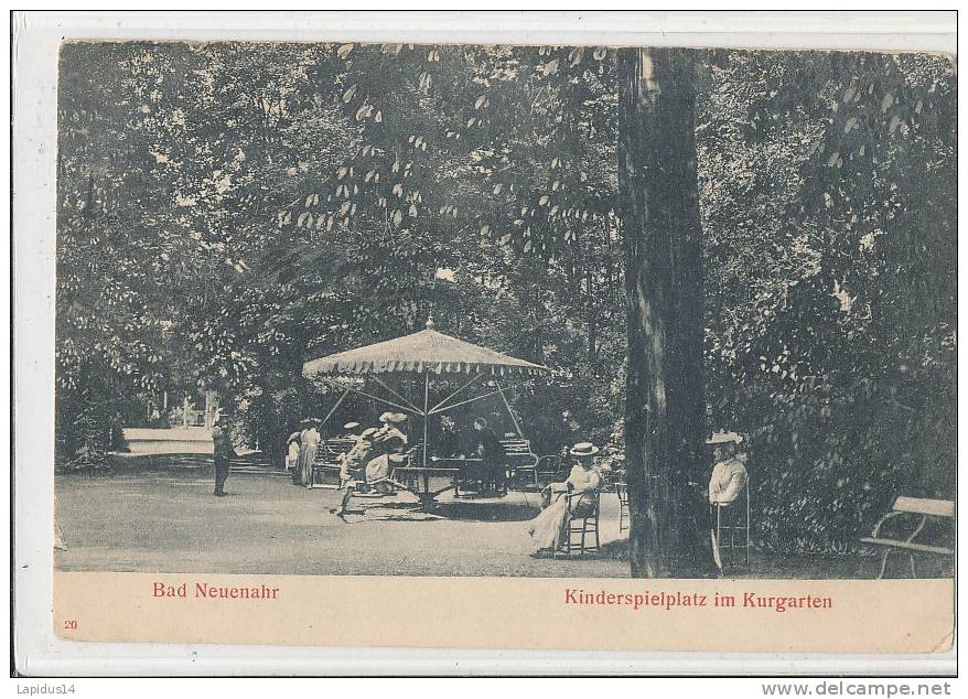 G G S 737/ C P A -ALLEMAGNE  -   BAD NEUENAHR   KINDERSPIELPLATZ IM KURGARTEN - Bad Neuenahr-Ahrweiler