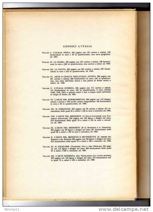 Conosci L'Italia - Edizione Completa - 12 Volumi - Dal 1957 Al 1968 Offertissima - Collections