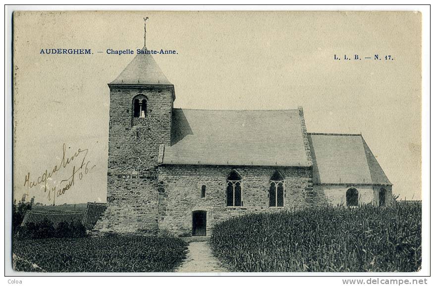 AUDERGHEM Chapelle Sainte Anne Carte Précurseur - Auderghem - Oudergem