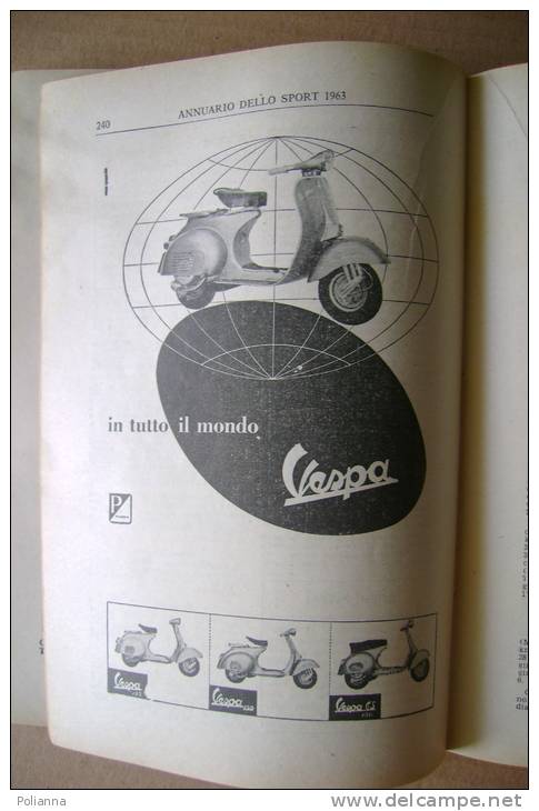 PEV/22 ANNUARIO DELLO SPORT Gazzetta Dello Sport 1963/ALPINISMO/CALCIO/CICLISMO/MOTOCICLISMO/TENNIS - Sport