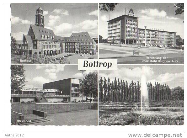 MB 425 Bottrop Hallenbad Stadtgarten Verwaltung Rheinstahl Bergbau AG Sw 28.7.1964 - Bottrop