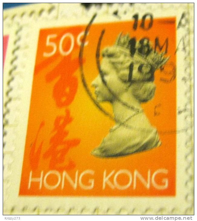Hong Kong 1992 Queen Elizabeth II 50c - Used - Gebraucht