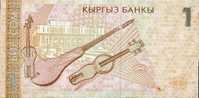 KYRGHISTAN-1 Som-Musical Instruments A. Maldybayev 2000 Y- P-15 UNC - Kyrgyzstan