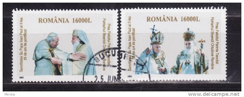 Roumanie 2003 - Yv.no. 4848-9 Obliteres - Used Stamps