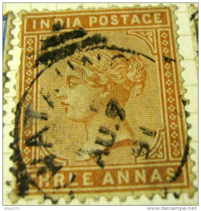 India 1882 Queen Victoria 3a - Used - Sonstige & Ohne Zuordnung