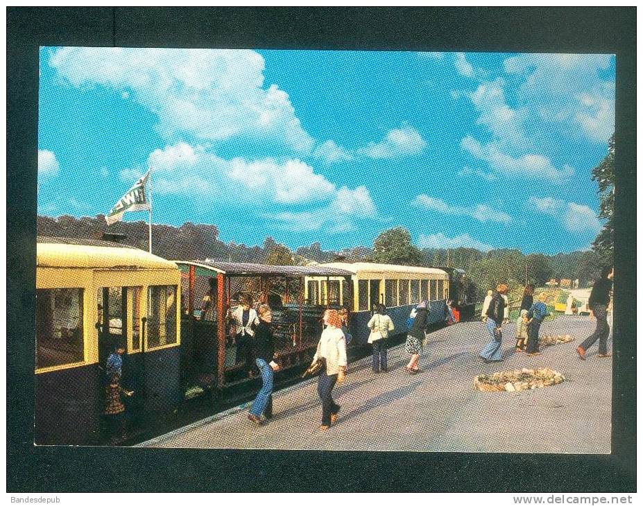 CPSM - Mortroux - Arrivée Du Trimbleu En Gare De Mortroux ( Train Touristique Animée Fédération Du Tourisme Liège ) - Dalhem