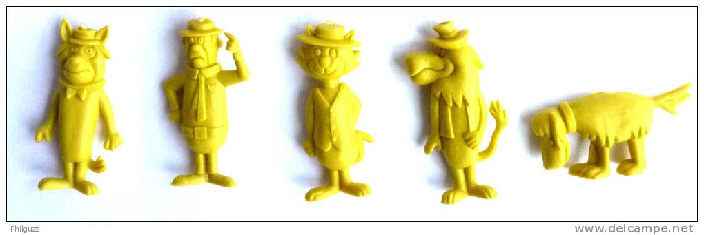 TRES RARE SERIE DE 20 FIGURINES MONOCHROMES HANNA BARBERA - DUNKIN AMERICANA - Other & Unclassified