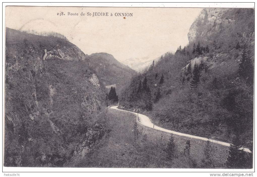 248.  Route  De  St-JEOIRE  à  ONNION - Saint-Jeoire