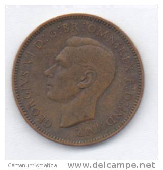 GREAT BRITAIN / GRAN BRETAGNA - GEORGE VI -   1 FARTHING ( 1944 ) - B. 1 Farthing