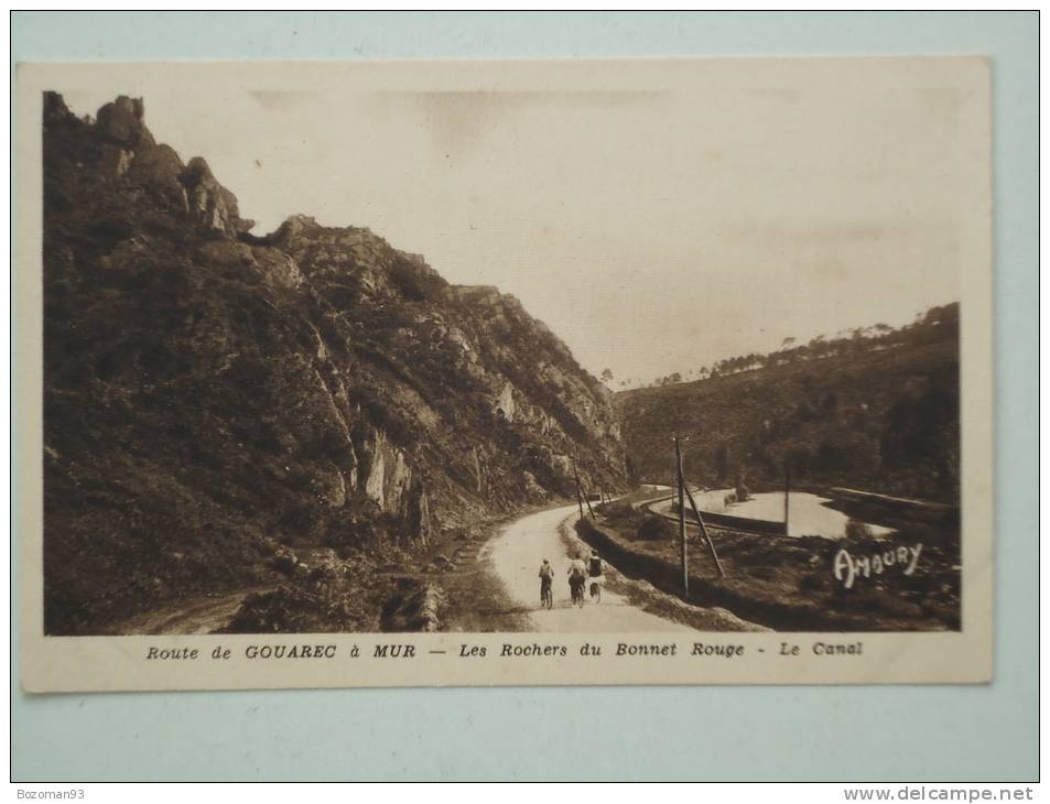 GOUAREC ( 22 ) LES ROCHERS DU BONNET ROUGE LE CANAL - Gouarec