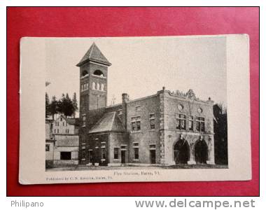 - Vermont > Barre   Fire Station Ca 1910===ref 657 - Barre