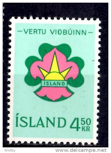 Iceland 1964 4.50k  Scout Emblem Issue #361 - Ungebraucht