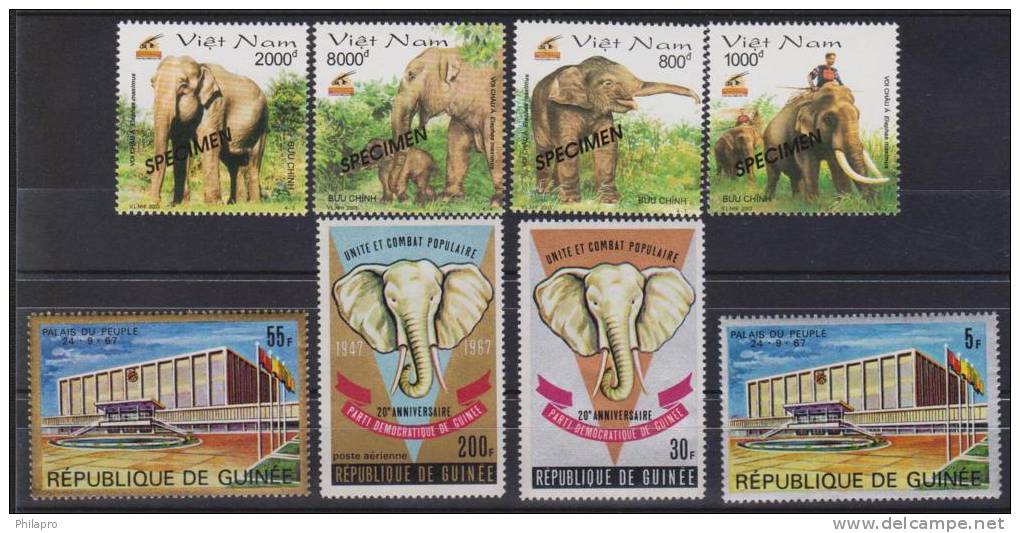 GUINEE  ELEPHANTS    Yvert N°? **MNH.  Réf 1766 - Elefanten