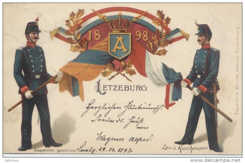 Luxembourg Letzeburg 1898 - Muellerthal