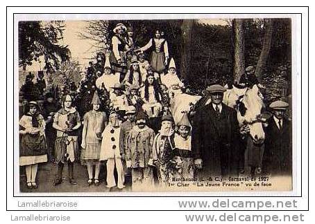 41 - MARCHENOIR - CARNAVAL DE 1927 - 1er CHAR "LA JEUNE FRANCE VUE DE FACE" - Marchenoir