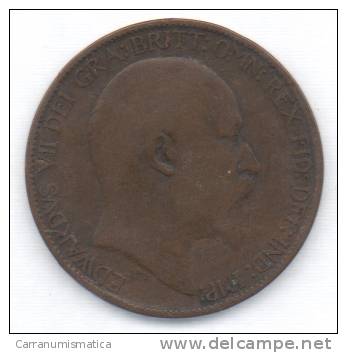 GRAN BRETAGNA HALF PENNY 1905 - C. 1/2 Penny