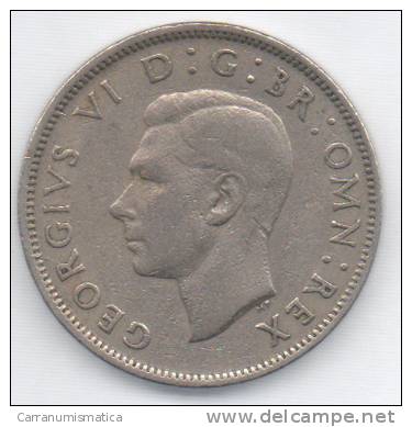 GRAN BRETAGNA 2 SHILLINGS 1949 - J. 1 Florin / 2 Shillings