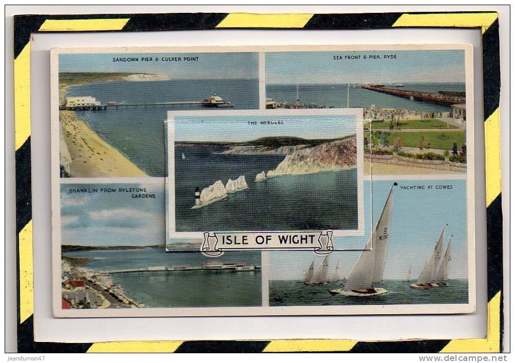 ISLE OF WIGHT. - . CARTE A SYSTEME - Autres & Non Classés