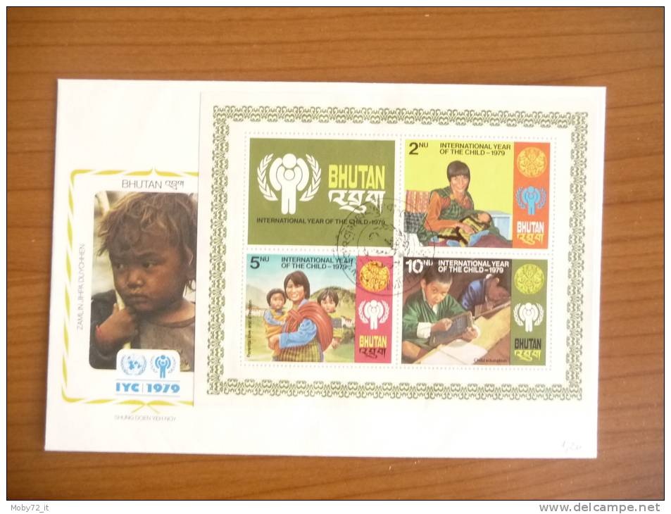 Bhutan - 1979 - Anno Internazionale Del Bambino - Mi Block 83A - Bhoutan