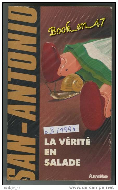 {74314} San-Antonio, La Vérité En Salade , 03/1994 ; A. Siauve . " En Baisse " - San Antonio