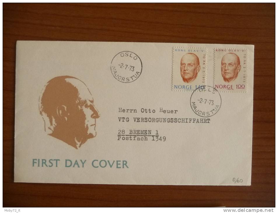 Norvegia - 1973 - FDC - Mi N. 664/65 - FDC