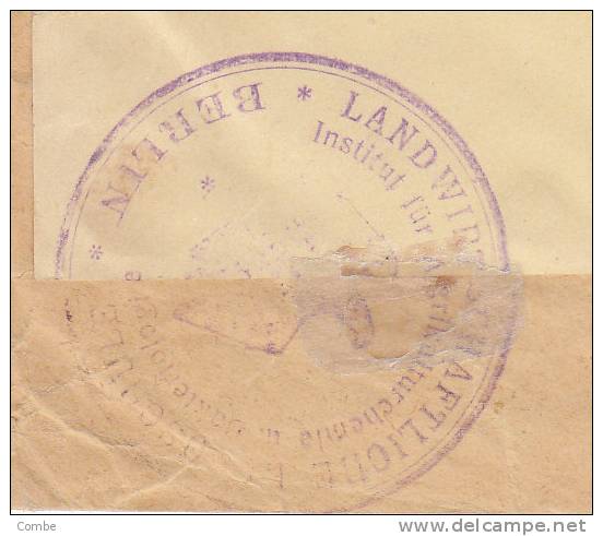 Lettre Brief Deutsches Reich Dienstmarken 1923 Mi 90 EF 300€ /1295 - Other & Unclassified