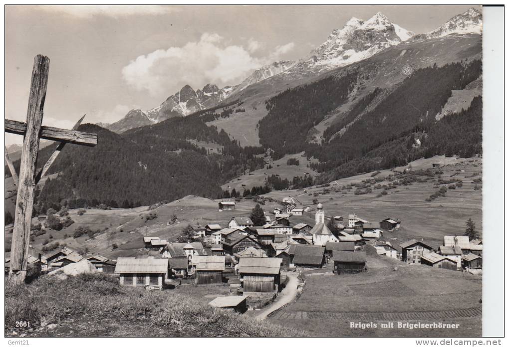 CH 7165 BRIGELS, Ortsansicht 1952 - Breil/Brigels