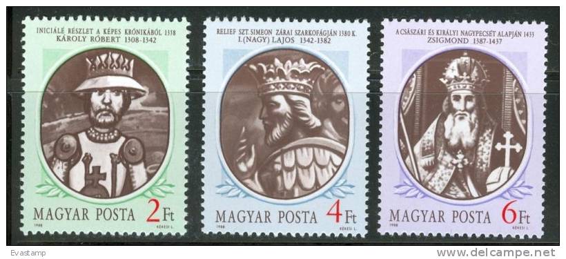 HUNGARY - 1988.Hungarian Kings Cpl. Set MNH! - Neufs