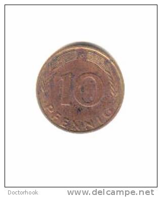 GERMANY    10  PFENNIG  1977 G  (KM # 108) - 10 Pfennig