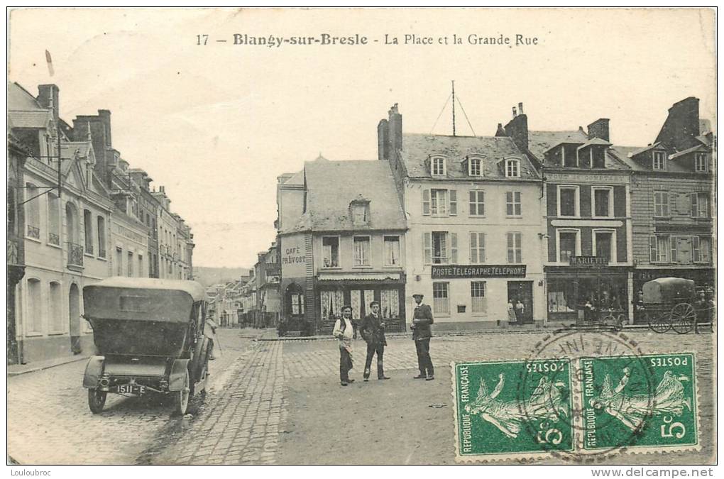 76 BLANGY SUR BRESLE LA PLACE ET LA GRANDE RUE - Blangy-sur-Bresle