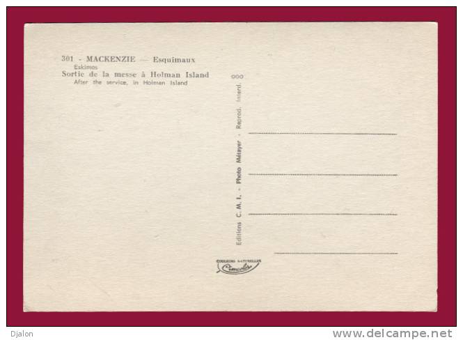 HOLMAN ISLAND - MACKENZIE. Sortie De La Messe à Holman Island. (C.P.M.) - Other & Unclassified