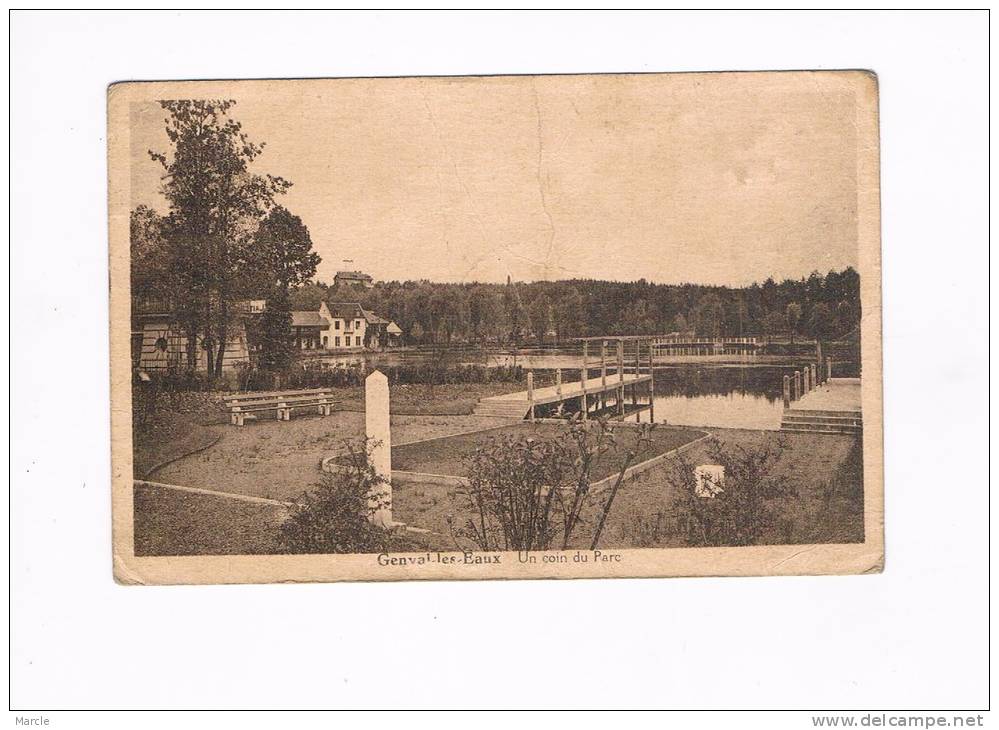 Genval Les Eaux Un Coin Du Parc  1931 - Rixensart