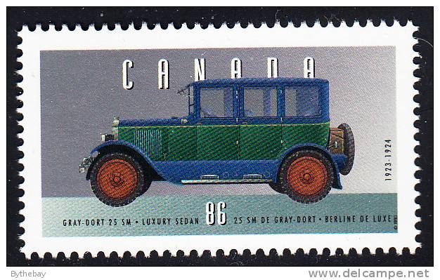 Canada MNH Scott #1490f 86c Gray-Dort Model 25-SM, 1923 - Historic Land Vehicles 1 - Neufs