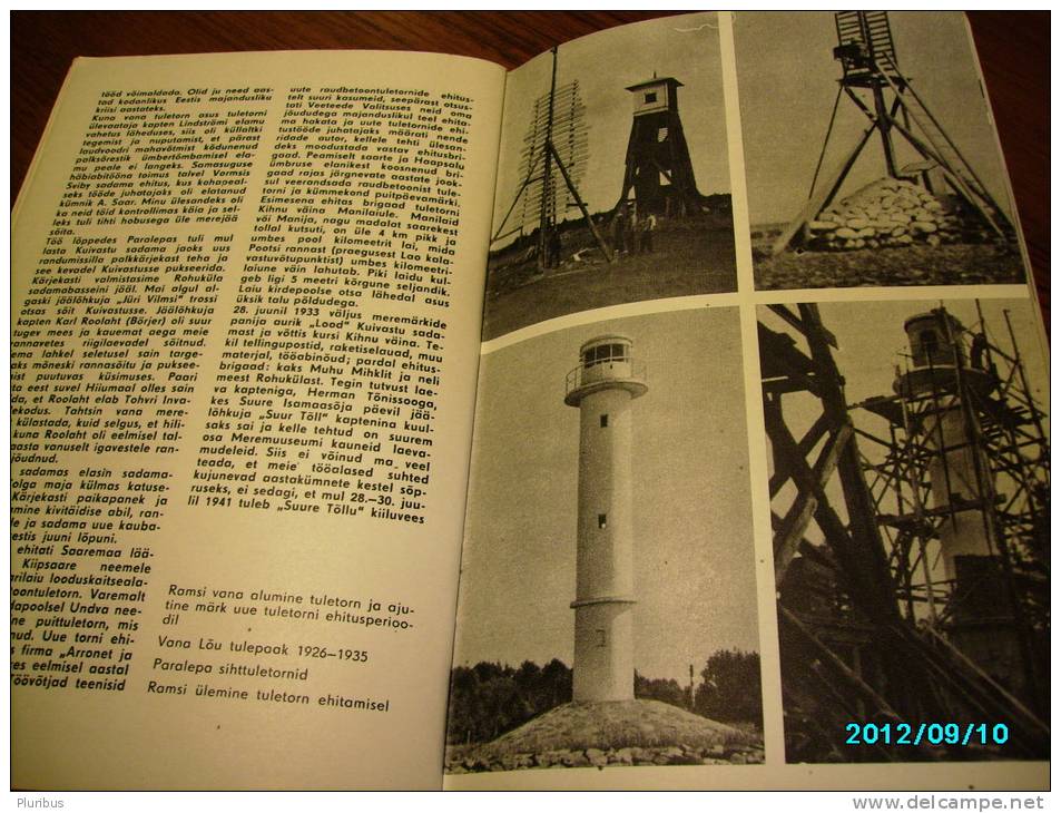 1974 ESTONIA  ESTONIAN   LIGHTHOUSES , LIGHTHOUSE - Libri Vecchi E Da Collezione