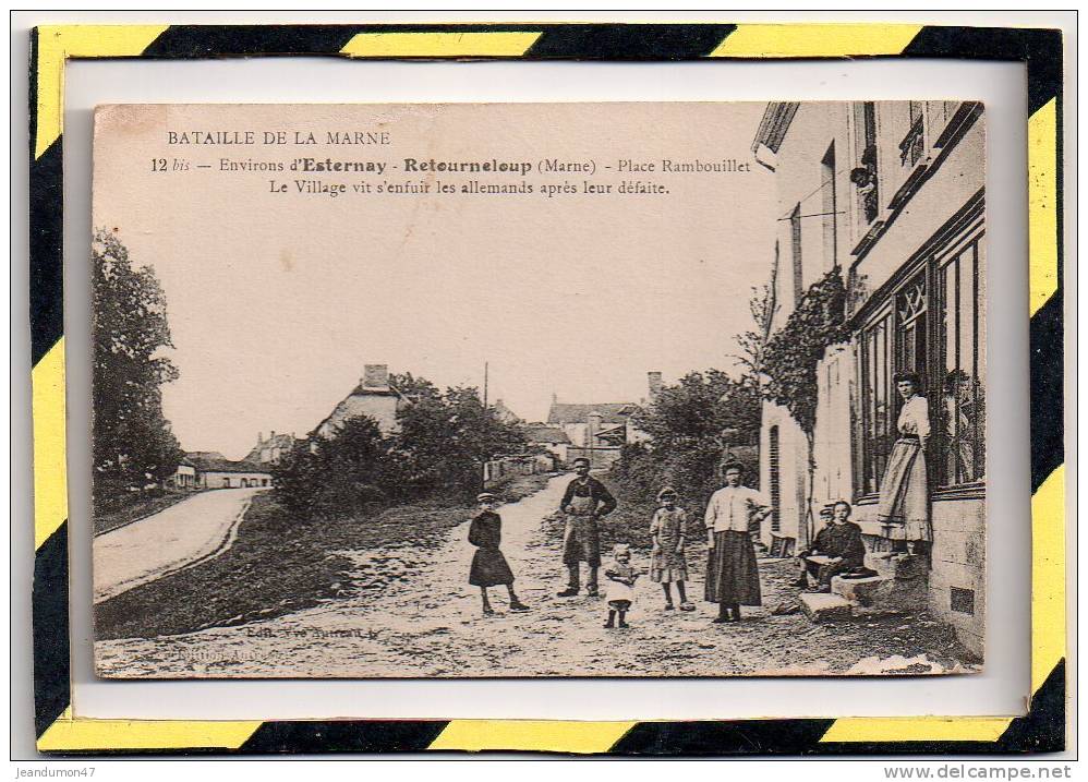 RETOURNELOUP - ESTERNAY . - . PLACE RAMBOUILLET - Esternay