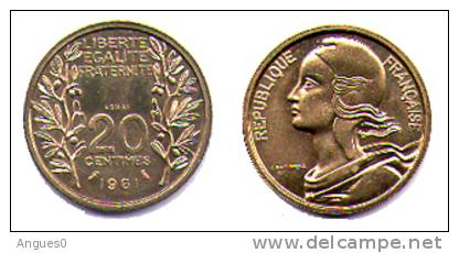 20 CENTIMES 1961 LAGRIFFOUL 1961 ESSAI - Probedrucke